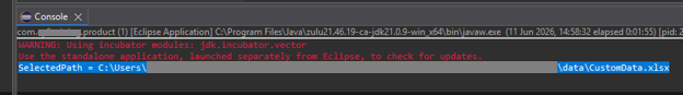 Initial Button Output to Console