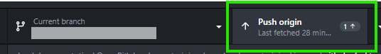 Pushing changes to the remote server